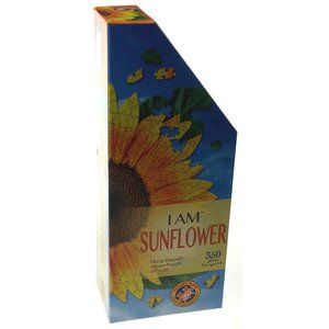 Madd Capp Games I Am Sunflower 350 Piece Flower Shaped Jigsaw Puzzle Garden NEW